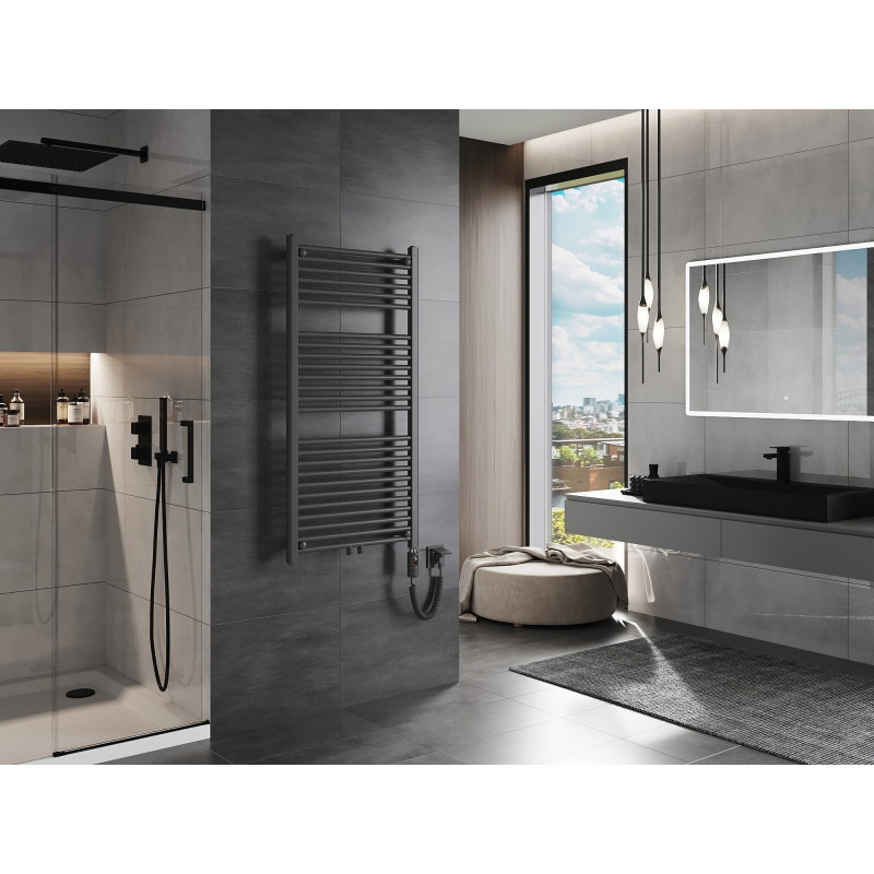 Mexen Mars radiador eléctrico 1200 x 600 mm, 600 W, antracita - W110-1200-600-2600-66