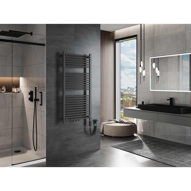 Mexen Mars sähköradiaattori 1200 x 600 mm, 600 W, antrasiitti - W110-1200-600-2600-66