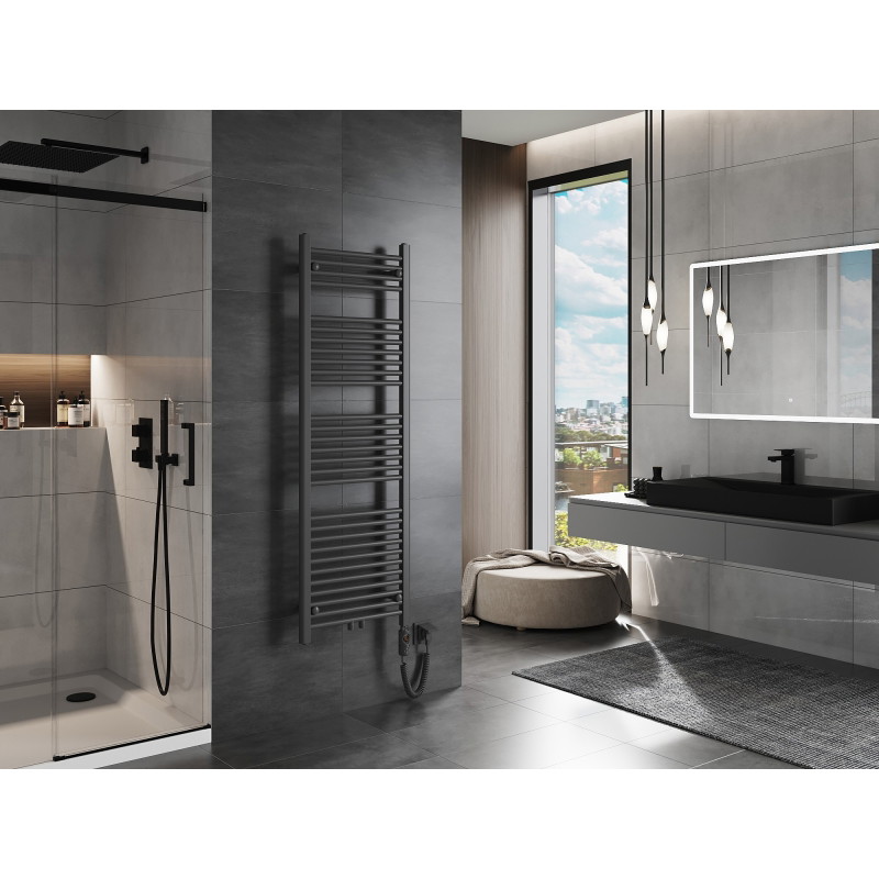 Mexen Mars radiador eléctrico 1500 x 500 mm, 600 W, antracita - W110-1500-500-2600-66