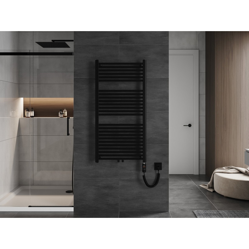 Mexen Mars radiador eléctrico 1200 x 600 mm, 600 W, negro - W110-1200-600-2600-70