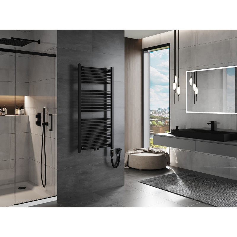 Mexen Mars radiador eléctrico 1200 x 600 mm, 600 W, negro - W110-1200-600-2600-70