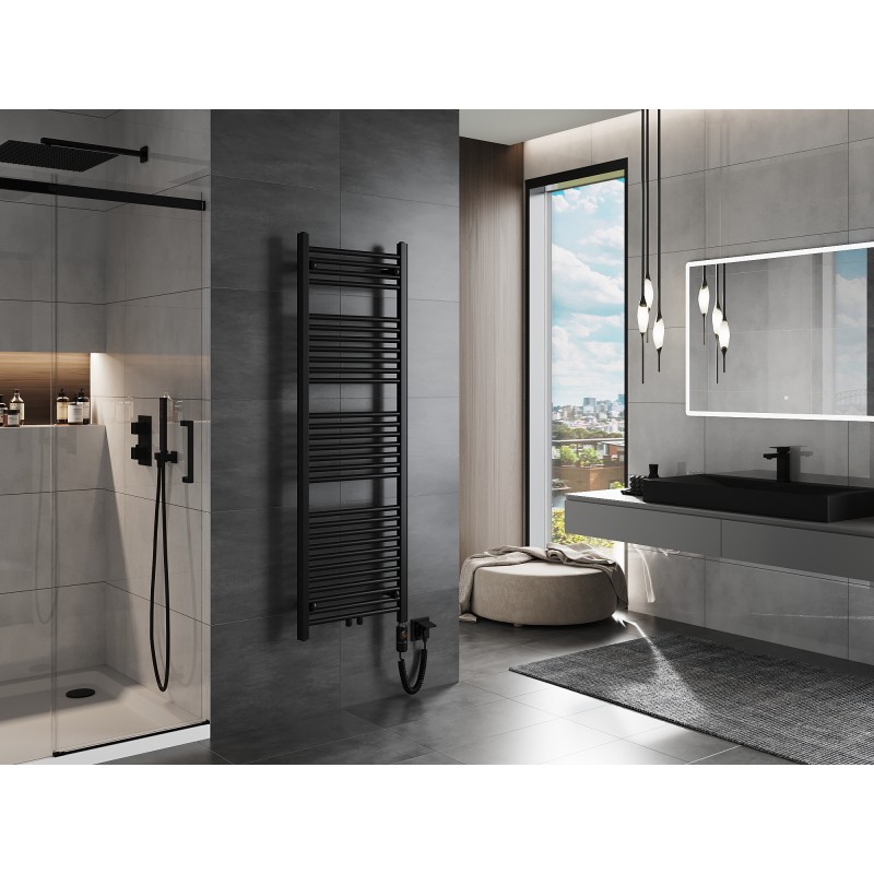Mexen Mars elektrischer Heizkörper 1500 x 500 mm, 600 W, schwarz - W110-1500-500-2600-70