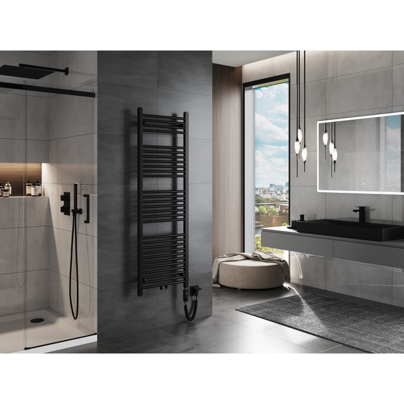 Mexen Mars radiador eléctrico 1500 x 500 mm, 600 W, negro - W110-1500-500-2600-70