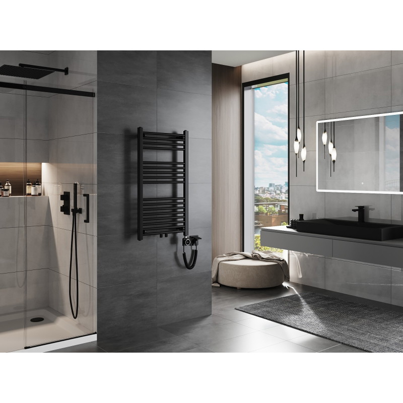 Mexen Mars radiador eléctrico 900 x 500 mm, 400 W, negro - W110-0900-500-6400-70