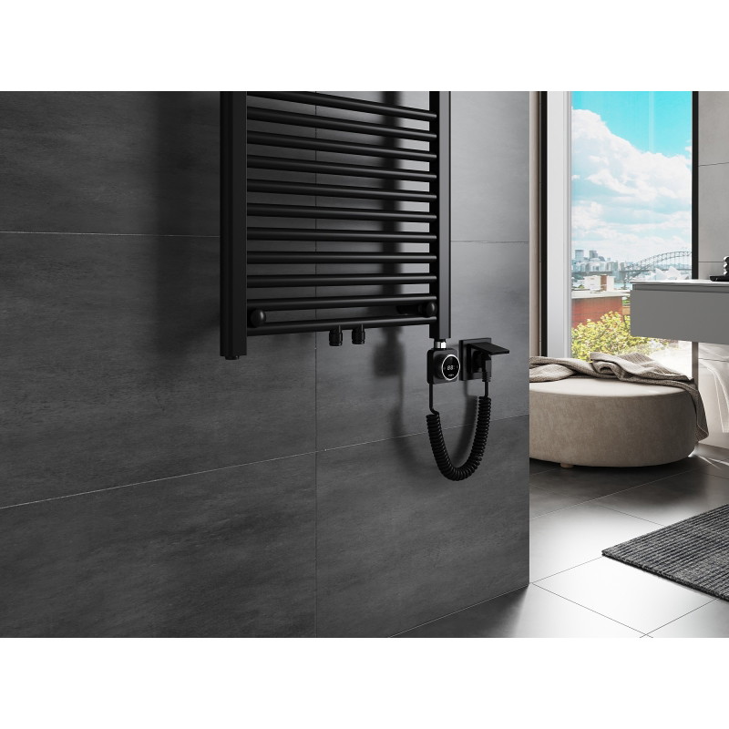 Mexen Mars radiador eléctrico 1200 x 400 mm, 400 W, negro - W110-1200-400-6400-70
