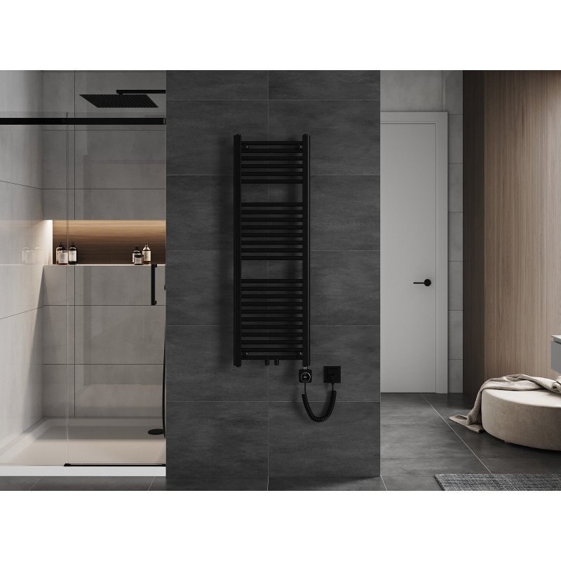 Mexen Mars radiador eléctrico 1200 x 400 mm, 400 W, negro - W110-1200-400-6400-70