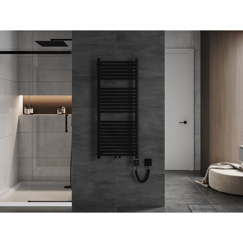 Mexen Mars radiador eléctrico 1200 x 500 mm, 500 W, negro - W110-1200-500-6500-70