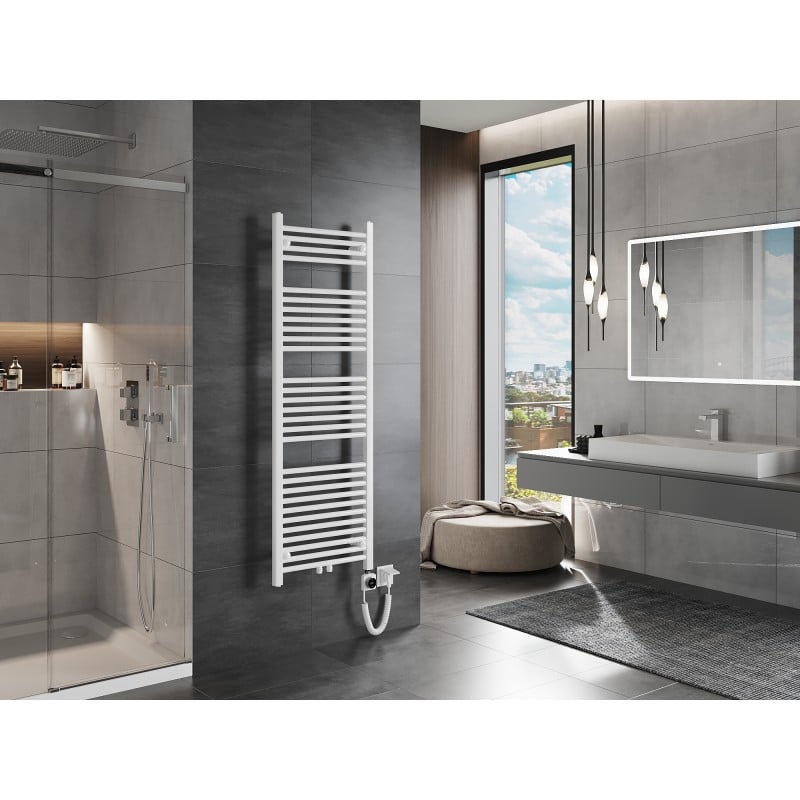 Mexen Mars elektrischer Heizkörper 1500 x 500 mm, 600 W, weiß - W110-1500-500-6600-20