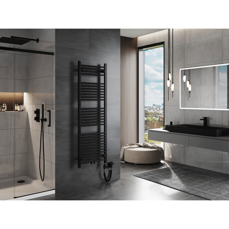 Mexen Mars Electric Radiator 1500 x 500 mm, 600 W, Black - W110-1500-500-6600-70