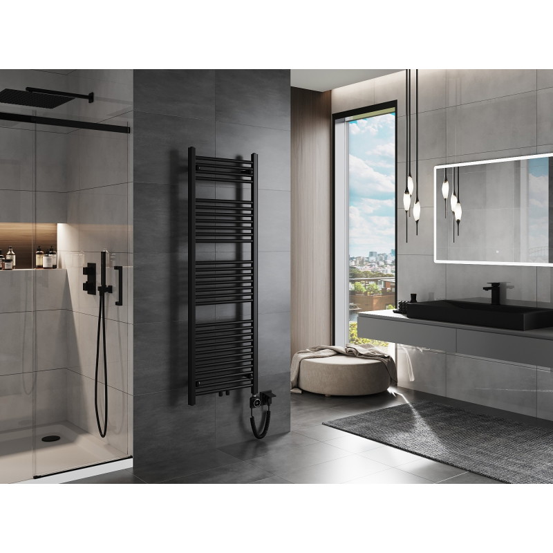 Mexen Mars radiador eléctrico 1500 x 500 mm, 600 W, negro - W110-1500-500-6600-70