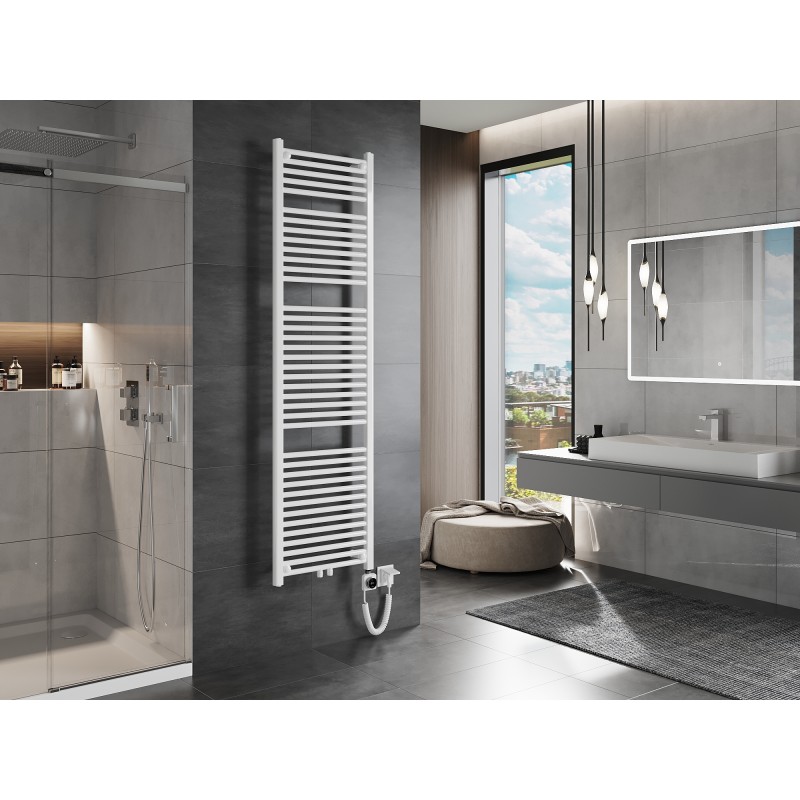 Mexen Mars sähköpatteri 1800 x 500 mm, 900 W, valkoinen - W110-1800-500-6900-20