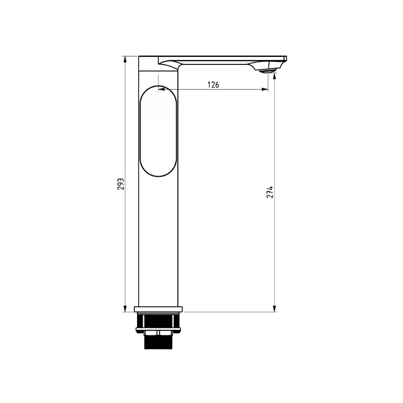 Mexen Milo DF05 conjunto de chuveiro, preto - 713154DF05-70