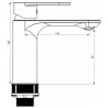 Mexen Milo R40 set za kadu, krom - 71303R40-00