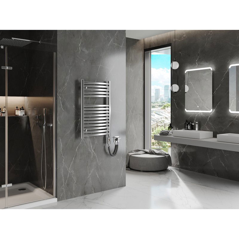 Mexen Helios radiateur électrique 800 x 500 mm, 300 W, chrome - W103-0800-500-2300-01