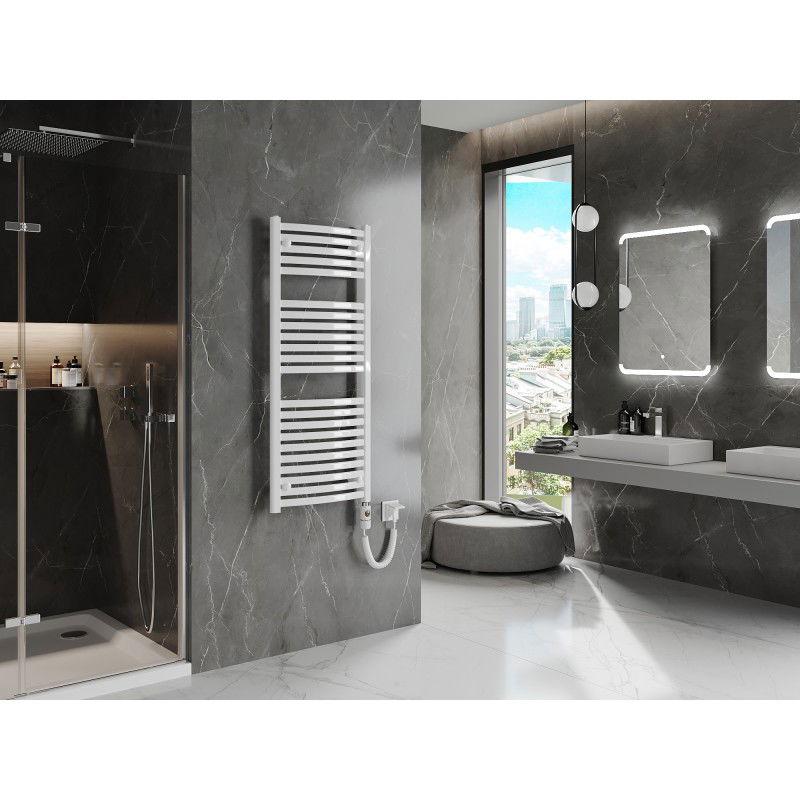 Mexen Helios radiador elétrico 1200 x 500 mm, 600 W, branco - W103-1200-500-2600-20