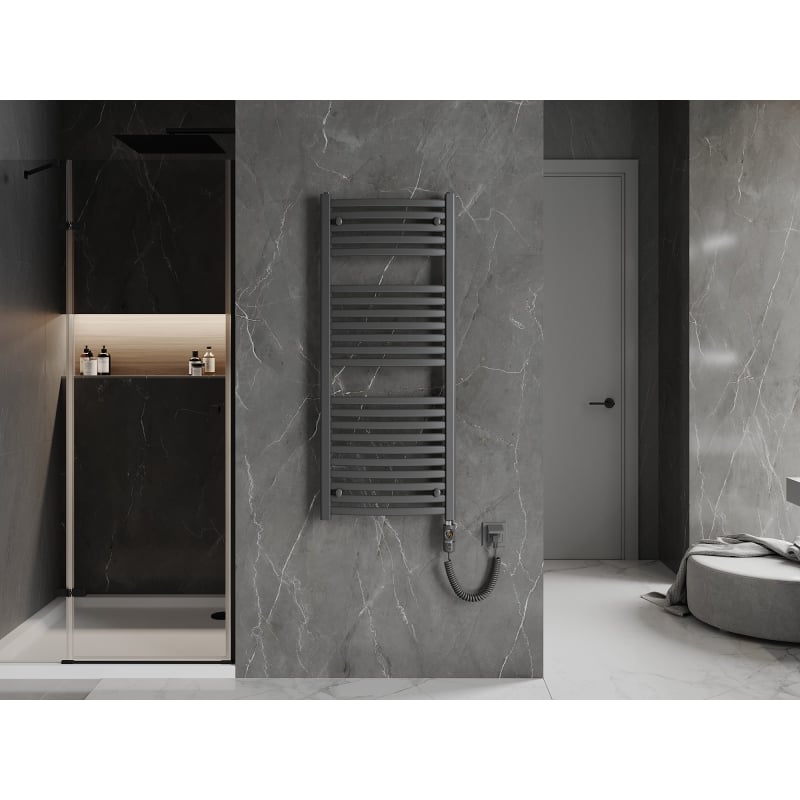 Mexen Helios radiador eléctrico 1200 x 500 mm, 600 W, antracita - W103-1200-500-2600-66