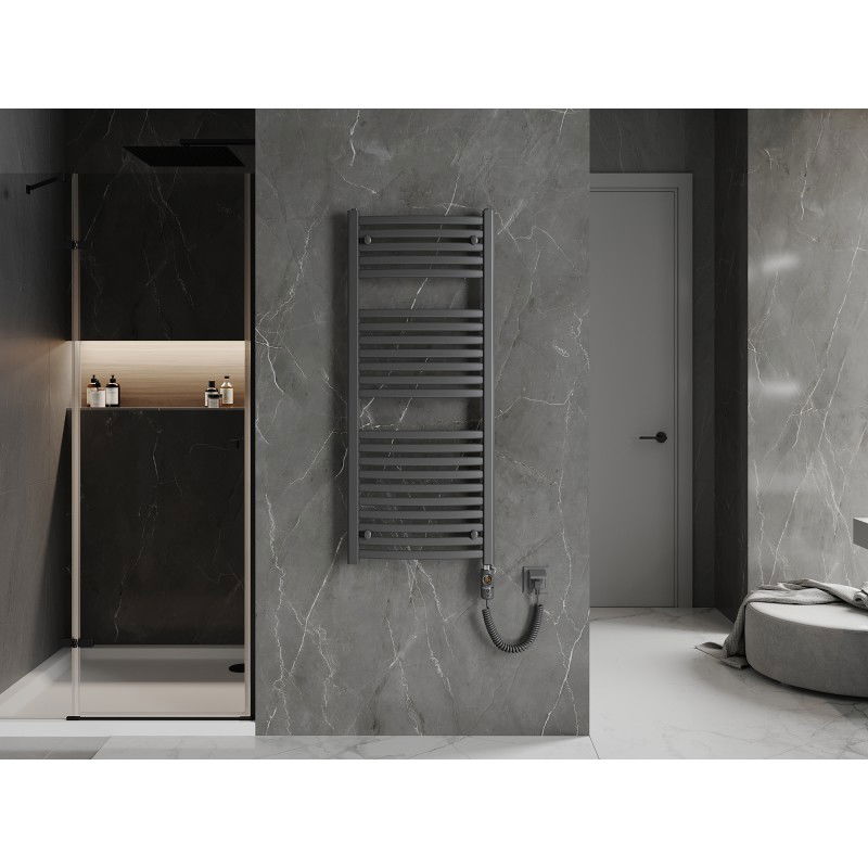 Mexen Helios radiateur électrique 1200 x 500 mm, 600 W, anthracite - W103-1200-500-2600-66