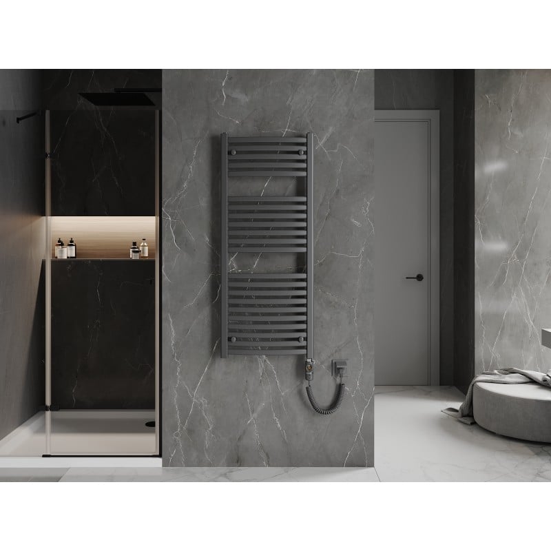 Mexen Helios radiatore elettrico 1200 x 500 mm, 600 W, antracite - W103-1200-500-2600-66