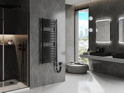 Mexen Helios radiatore elettrico 1200 x 500 mm, 600 W, nero - W103-1200-500-2600-70