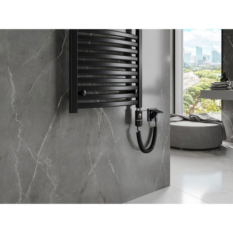 Mexen Helios aquecedor elétrico 1200 x 500 mm, 600 W, preto - W103-1200-500-2600-70