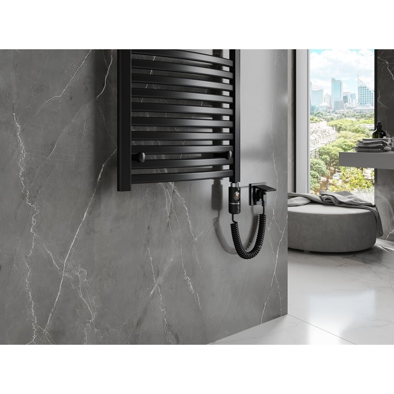 Mexen Helios radiador eléctrico 1200 x 500 mm, 600 W, negro - W103-1200-500-2600-70