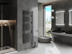 Mexen Helios electric radiator 1500 x 500 mm, 900 W, anthracite - W103-1500-500-2900-66