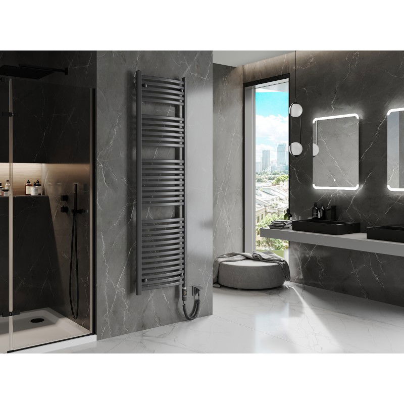 Mexen Helios radiateur électrique 1800 x 500 mm, 900 W, anthracite - W103-1800-500-2900-66