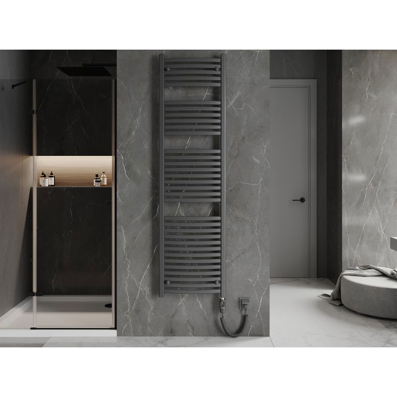 Mexen Helios sähköradiaattori 1800 x 500 mm, 900 W, antrasiitti - W103-1800-500-2900-66