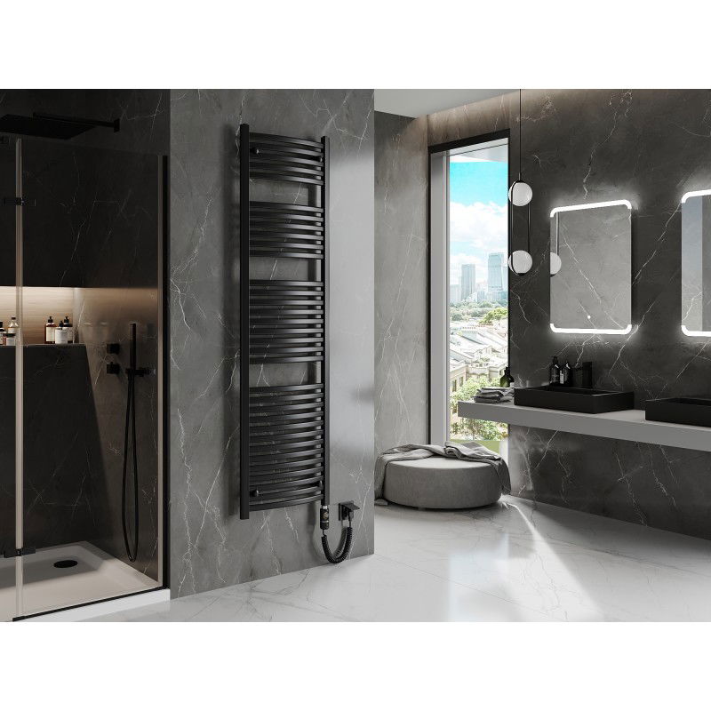 Mexen Helios ηλεκτρικό καλοριφέρ 1800 x 500 mm, 900 W, μαύρο - W103-1800-500-2900-70