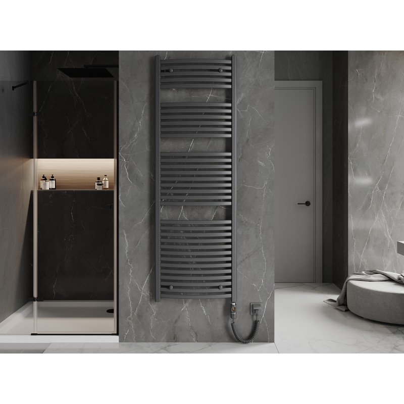 Mexen Helios sähköradiaattori 1800 x 600 mm, 900 W, antrasiitti - W103-1800-600-2900-66