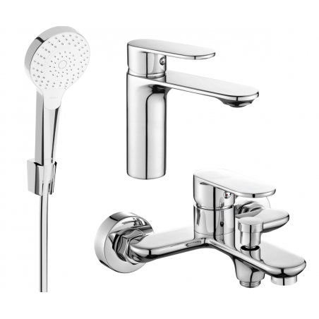 Mexen Milo R05 vannikomplekt, kroom - 71303R05-00