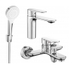 Mexen Milo R05 vannikomplekt, kroom - 71303R05-00