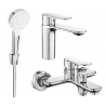 Mexen Milo R05 zestaw wannowy, chrom - 71303R05-00