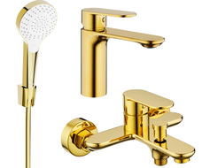 Mexen Milo R05 kylpyammeen sarja, kultainen - 71303R05-50