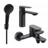 Mexen Milo R05 vannikomplekt, must - 71303R05-70