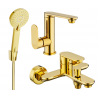 Mexen Milo R40 badkuipset, goud - 713053R40-50