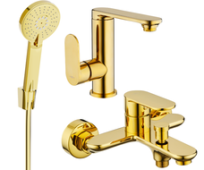 Mexen Milo R40 conjunto de baño, dorado - 713053R40-50