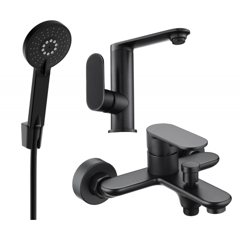 Mexen Milo R40 badset, zwart - 713053R40-70