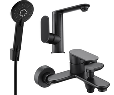 Mexen Milo R40 vannikomplekt, must - 713053R40-70