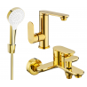 Mexen Milo R05 conjunto de baño, dorado - 713053R05-50