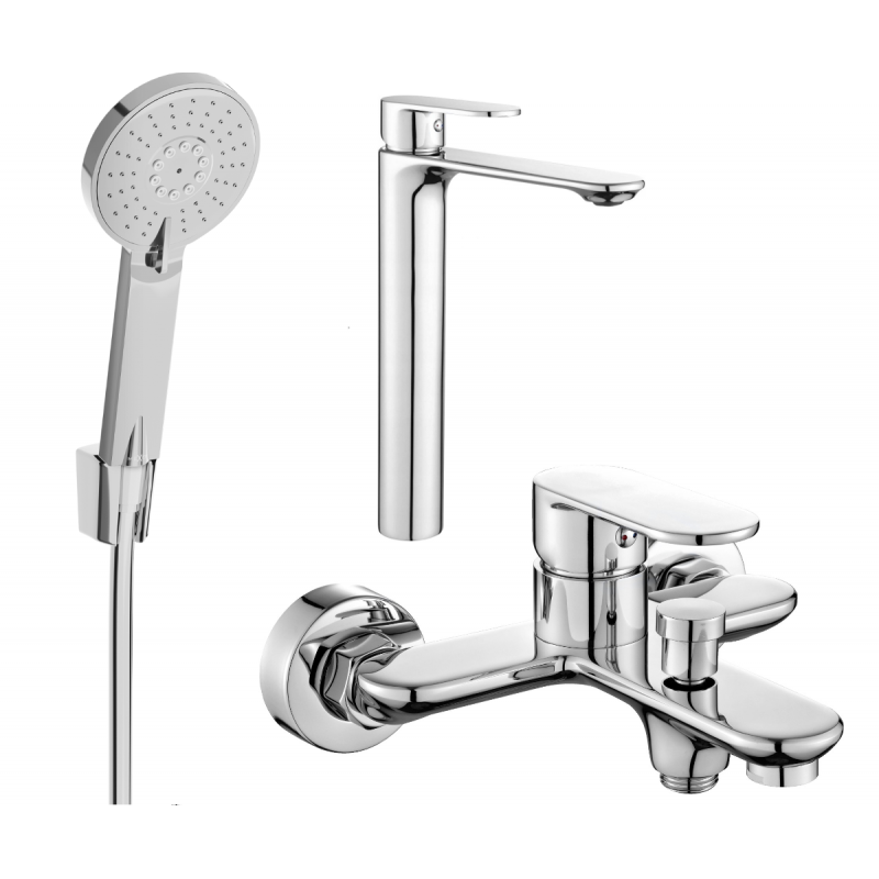 Mexen Milo R40 Buedzëm Set, Chrom - 71313R40-00