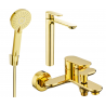 Mexen Milo R40 set za kadu, zlatni - 71313R40-50