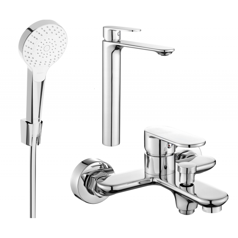 Mexen Milo R05 Badewannen-Set, Chrom - 71313R05-00