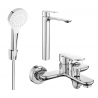 Mexen Milo R05 conjunto de bañera, cromo - 71313R05-00