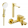 Mexen Milo R05 badkuipset, goud - 71313R05-50
