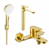 Mexen Milo R05 conjunto de baño, dorado - 71313R05-50