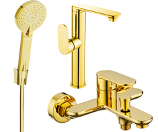 Mexen Milo R40 vannikomplekt, kuldne - 713153R40-50