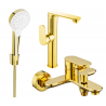 Mexen Milo R05 bath set, gold - 713153R05-50
