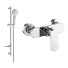 Mexen Milo DF40 doucheset met douchekraan, chroom - 7134R40-00