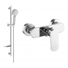Mexen Milo DF40 mitigeur de douche avec ensemble de douche, chromé - 7134R40-00